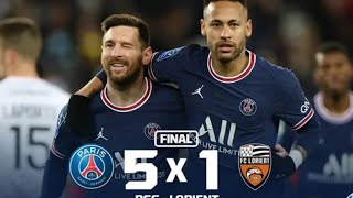 PSG vs Lorient 5-1 Extended highlights | Football Highlights | F.C Sports