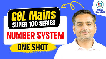 Complete Number System in ONE SHOT | SSC CGL Mains 2024 | Maths by Rakesh Yadav Sir #rakeshyadavsir
