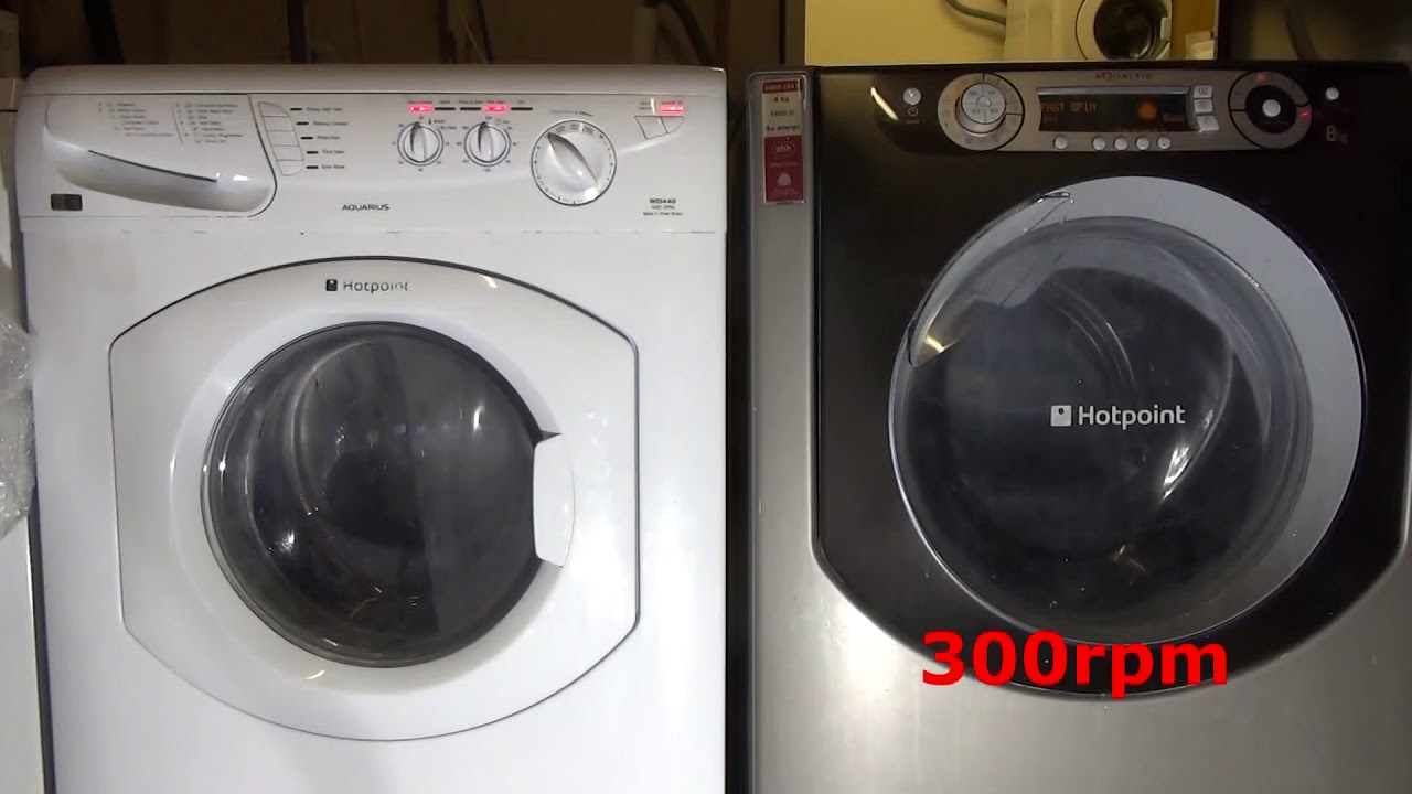 Spin Race No.32 : Hotpoint Aquarius vs Aqualtis Spin only