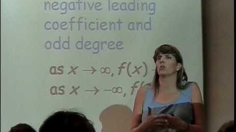 Polynomial Functions (part 2)