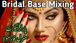 Parlour Secret Bridal Base Products Mixing Mineral Formula | Kryolan Pancake Step by Step Urdu Hindi