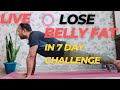🔴 Live Belly Fat Reduction Exercise | Weight Loss Workout for Men &amp; Women| 🔥30 Min Fat Burn
