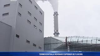 Termocentrala Rovinari Cuprinsă De Flăcări