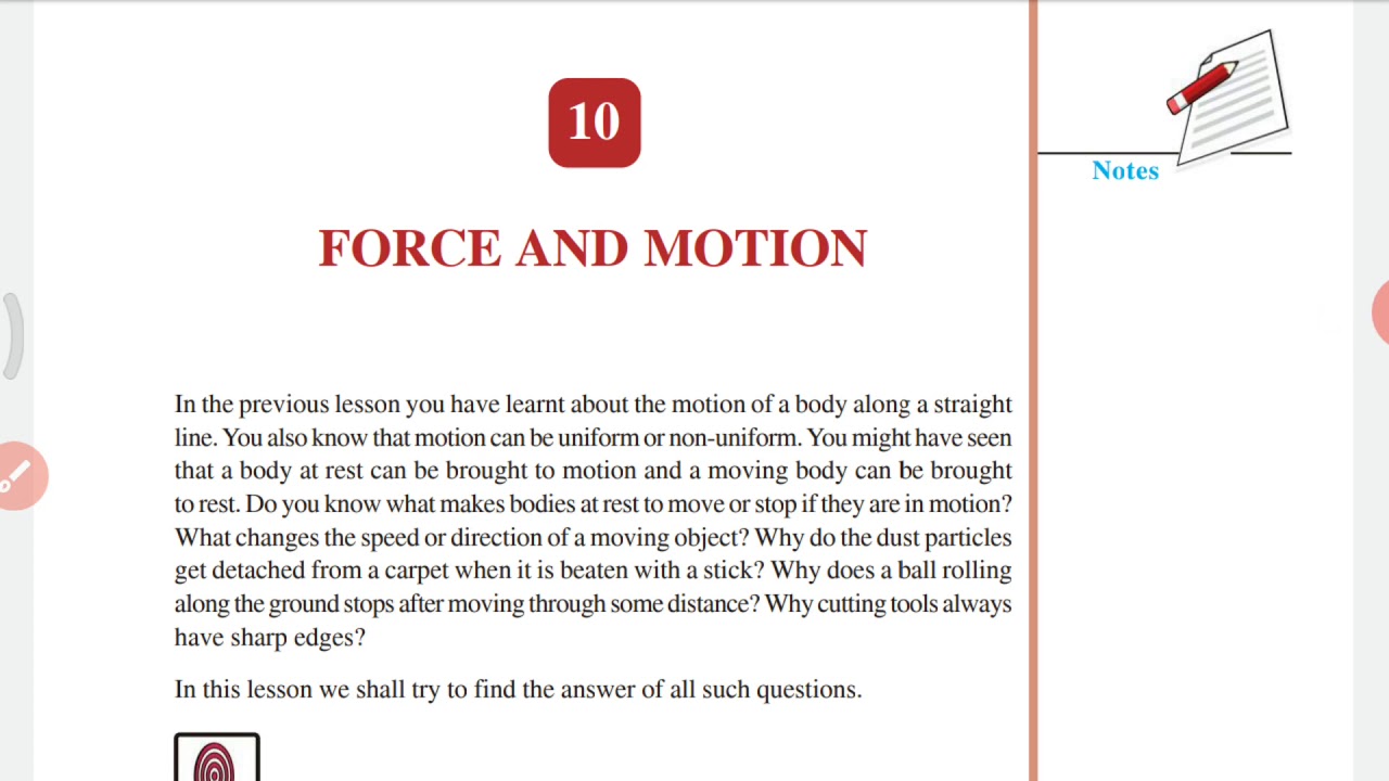 Force and Motion NIOS science class X chapter 10 Malayalam YouTube