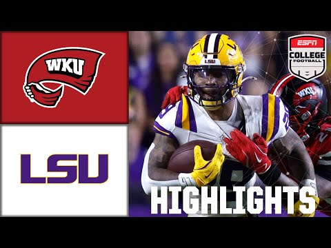Western Kentucky Hilltoppers vs. LSU Tigers | Full Game Highlights | ESPN College Football