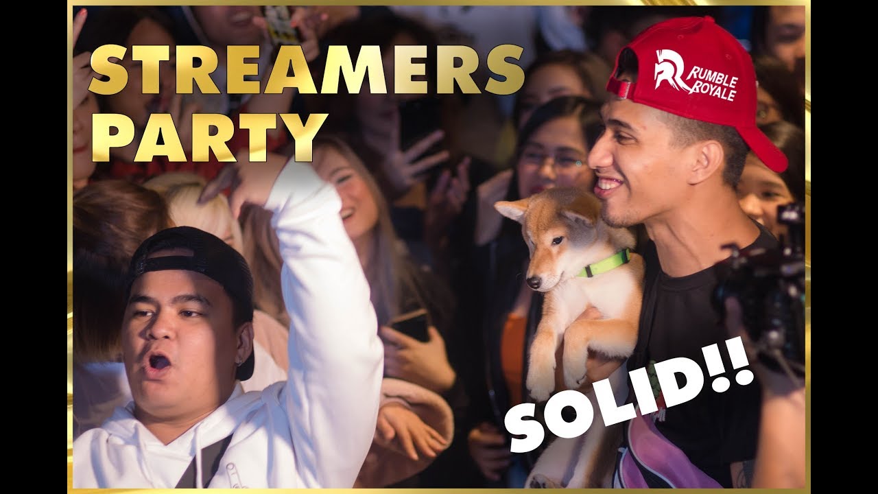 PARTY NG MGA STREAMERS RR CONNEXT STREAMERS PARTY YouTube