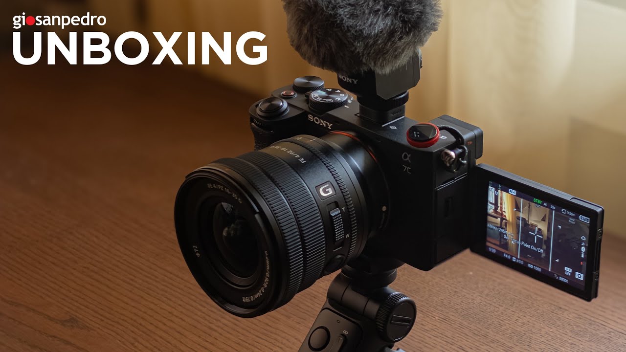 SONY α7C ILCE-7C SELP1635G 16-35mm Vlog Sony A7C II & 16-35mm G lens - My 1st Proper Vlog Kit | ECM-M1 mic