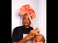 easy and quick party gele tutorial #partygele #gele#headtie