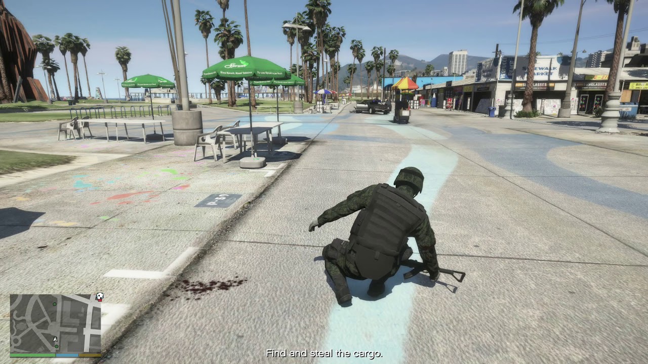 A LSPD squad gets overwhelmed by 3 Russian Ground Forces