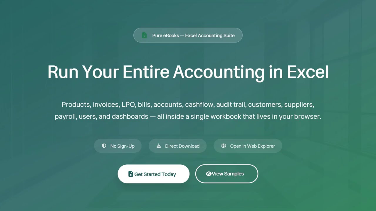 Custome Made Accounting Software (Build in Google Sheets or Excel)