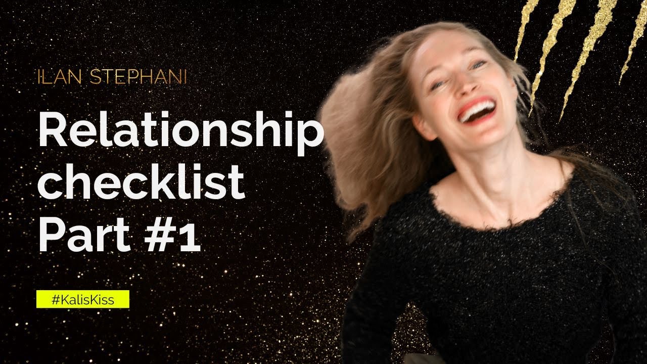 Relationship checklist Part #1