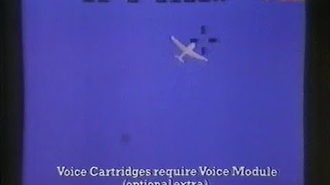 B-17 Bomber, Intellivision (Mattel, 1982) UK TV ad