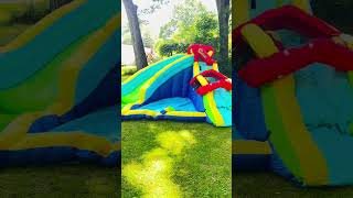 Outsunny 5-in-1 Inflatable Water Slide