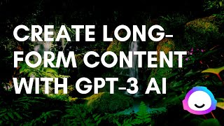The Easiest Way To Create Content With GPT-3 AI: Jasper AI Demo