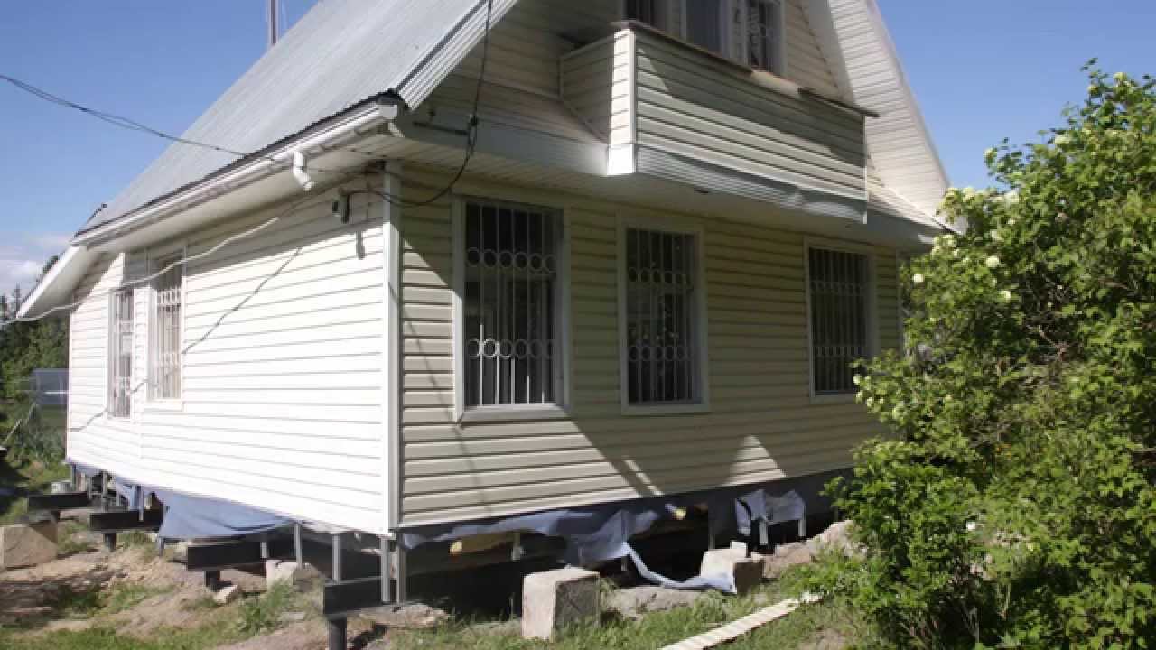 Поднятие домов замена реконструкция фундамента - 91 фото