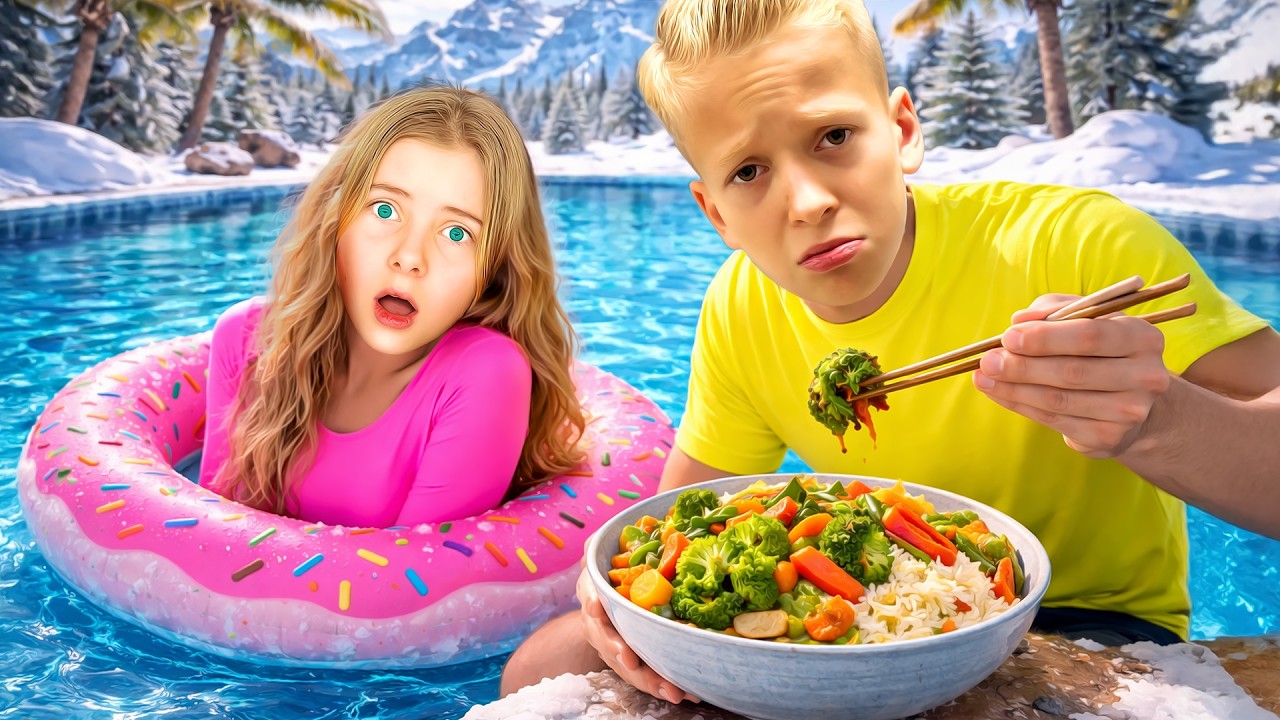 ⏰ 24 ORE în PISCINA lui Vlad & Niki 🤽‍♀️ Provocări NEBUNE 😱 Ultimul care iese din apă CÂȘTIGĂ ❌