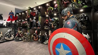 2022 statue collection room tour.      Over 100   statues / busts / props and more!!