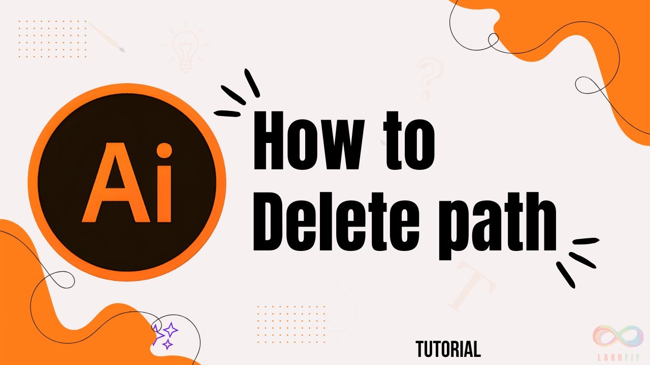 How to delete path in Illustrator
