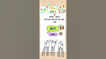 Brain Test 2 level 6 Agent Smith And Joe Part 2 / Mind game Gameplay tricky puzzle game