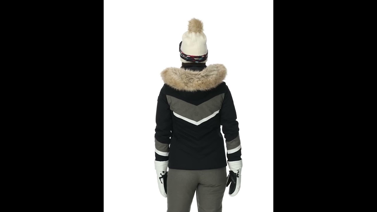 Spyder Primrose Insulated Ski Jacket with Faux Fur (Women's