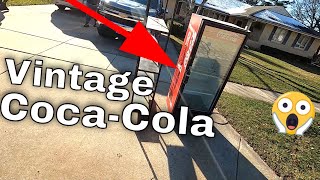 Got a Coke Refrigerator on Garbage Day