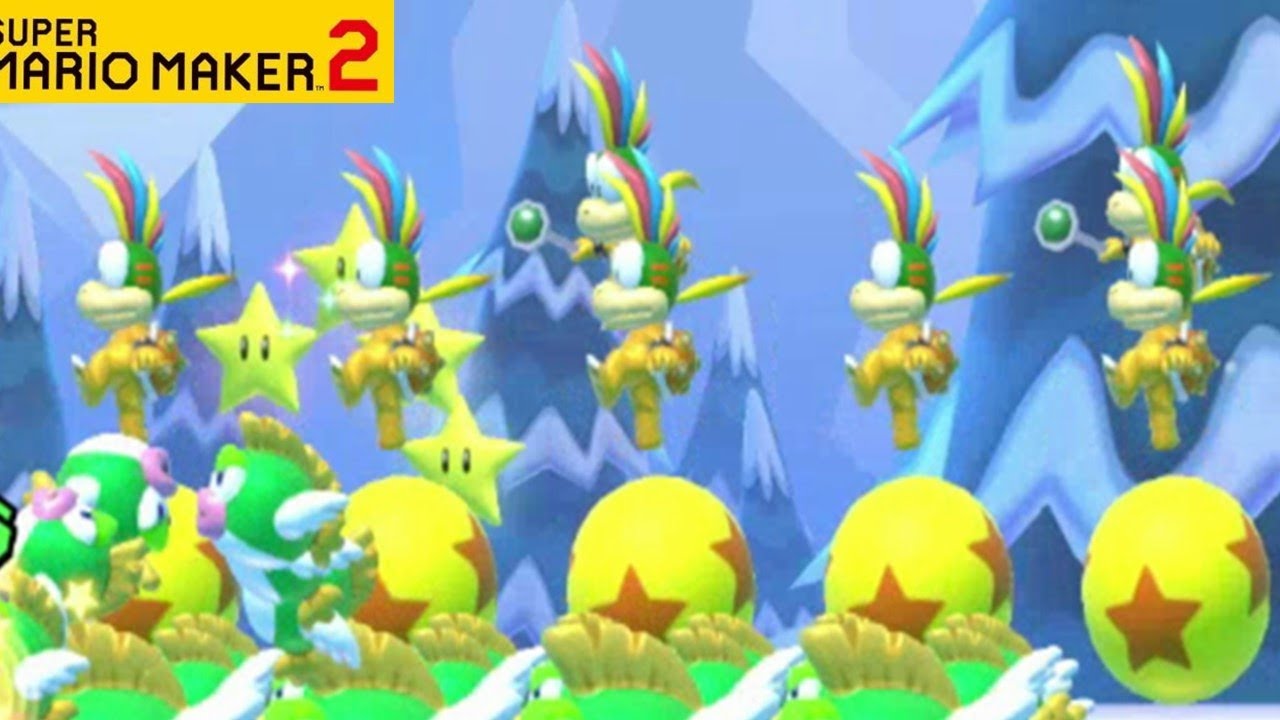 SUPER MARIO MAKER 2 - KOOPALINGS BOSS RUSH & AUTO LEVEL STAGES [Nintendo Switch]