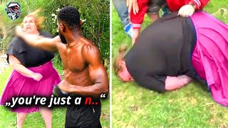 Karen Gets KNOCKED OUT COLD in BRUTAL INSTANT KARMA  B7 B14 ht