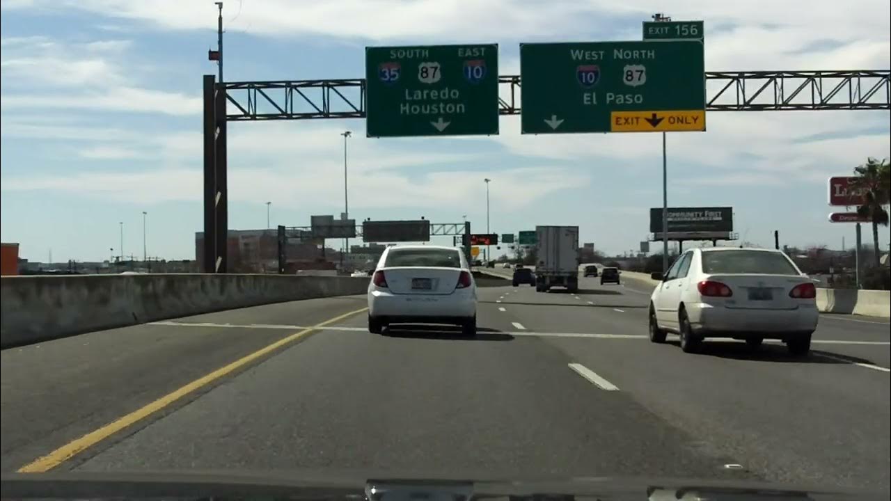 San Antonio, TX Freeways Tour northbound YouTube