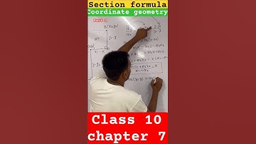 😱🔥Section formula derivation coordinate geometry #shorts #coordinategeometry #sectionformula #10th