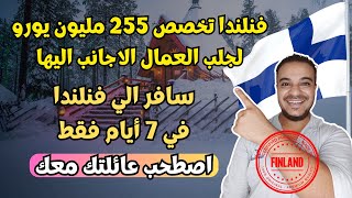 سارع بالتقديم /فنلندا تعطيك الاقامة مقابل العيش و العمل او الدراسة فيها ، الهجرة الي فنلندا 2024