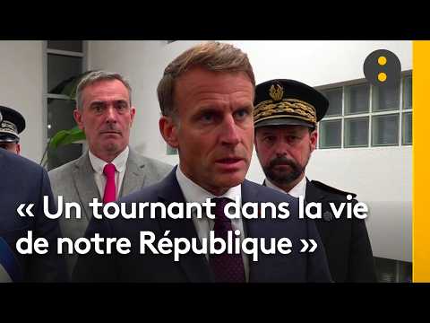 Emmanuel Macron denounces a racist terrorist attack: "The prevailing discourse creates an atmosph...