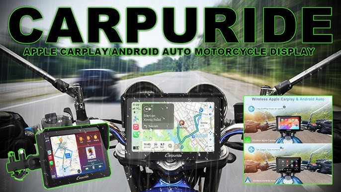Carpuride W502 Android Auto et Carplay spécial MOTO Dual