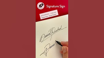 Signature Sign DANIEL RUSTAD #lettersign #signature #handwriting #handletter #namedesign #sign  #art
