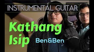 Ben&Ben - Kathang Isip instrumental guitar karaoke version cover with lyrics chords