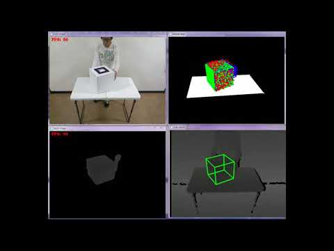 Particle Filter based 3D Cube Tracking with a Depth Camera 1
