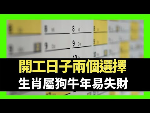 開工日子兩個選擇 生肖屬狗牛年易失財 太歲星君楊信故事 （D100 順天知命 主持：李再唐 蔡浩樑）