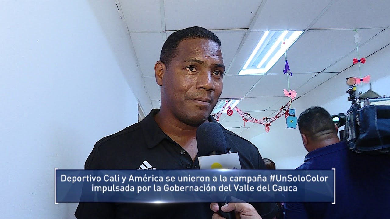 Cali y América se unieron a la campaña #UnSoloColor impulsada por la Gobernación del Valle - YouTube