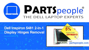 Dell Inspiron 14-5481 2-In-1 (P93G001) Display Hinges How-To Video Tutorial