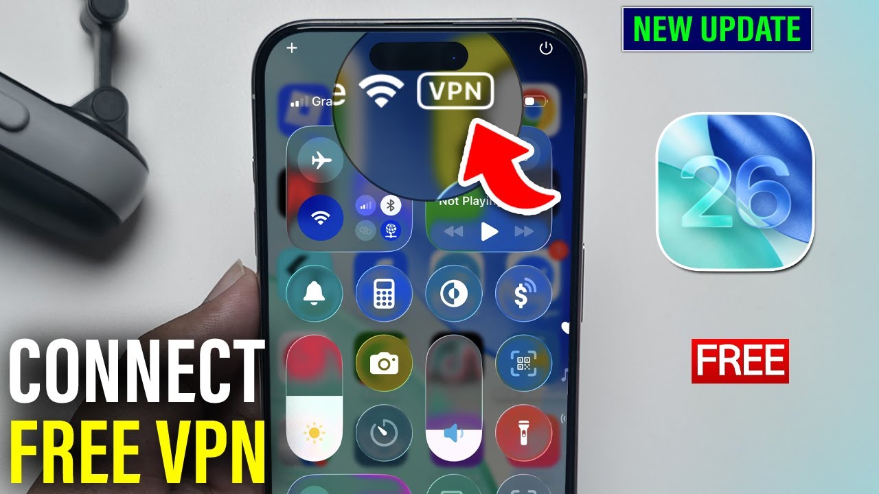 iOS 26 : How to Setup Free VPN on iPhone (100% Safe) - YouTube