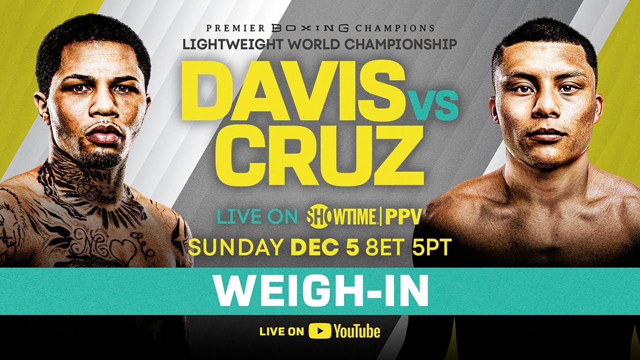 Gervonta Davis vs Isaac Cruz OFFICIAL WEIGH-IN Watch Live