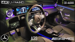 2021 Mercedes Benz AMG A35 4MATIC Turbo | 4K 60FPS | POV Night Drive | Binaural audio