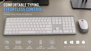 iClever Wireless Keyboard & Mouse Combo Review – Ergonomic, Quiet & Perfect for Any Setup! screenshot 5