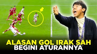 PENJELASAN KENAPA GOL KONTROVERSI IRAK KE GAWANG INDONESIA DISAH KAN WASIT MESKI JELAS OFFSIDE