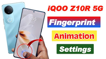 How to set fingerprint animation in iqoo z10r 5g , iqoo z10r 5g fingerprint , charging animation 