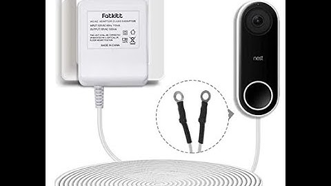 Unboxing, Setup, FATKITT 18V Doorbell Transformer Power Supply Adapter For Nest Hello Video Doorbell