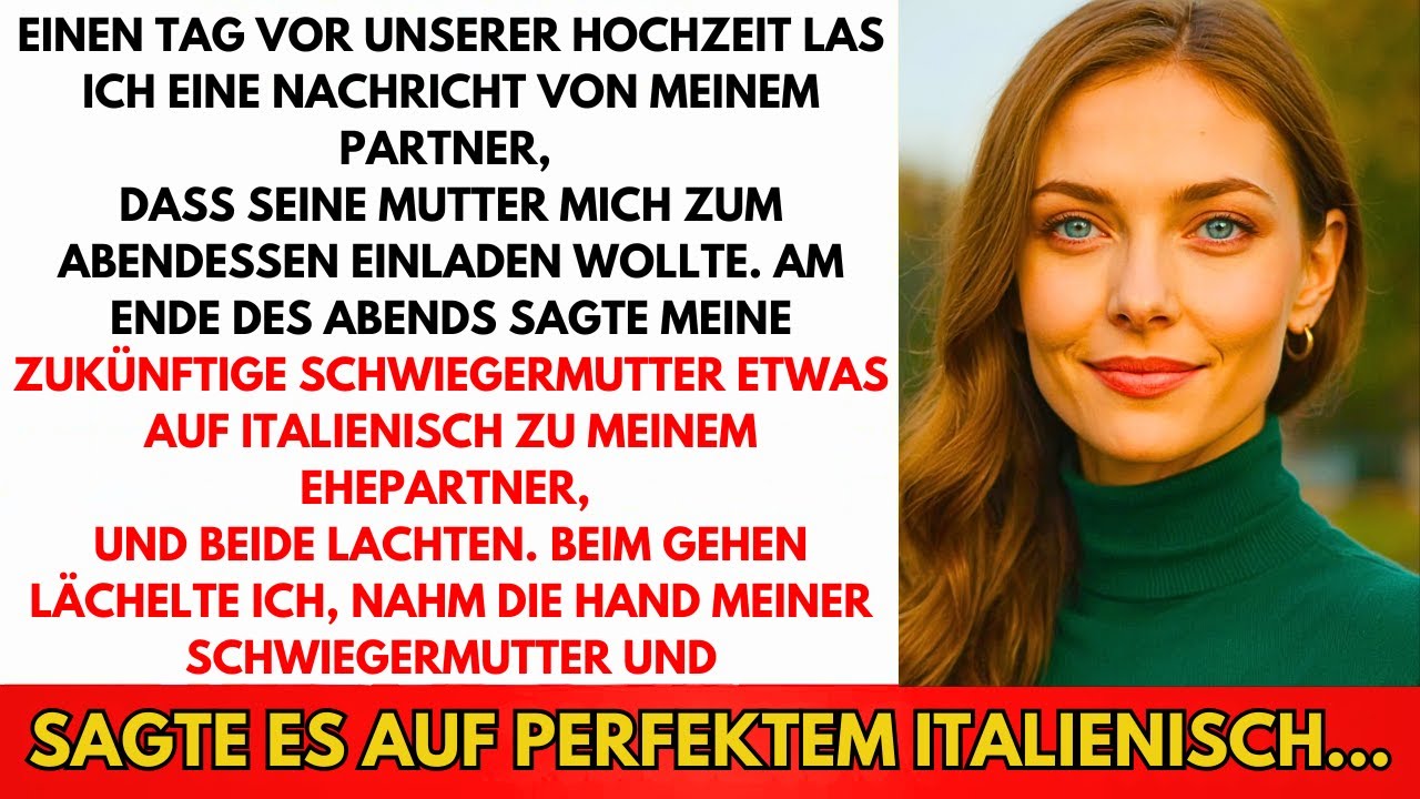 Einen Tag Vor Der Hochzeit Schrieb Mein Verlobter: 