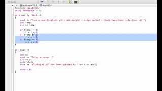 Void function example (C++ programming tutorial)
