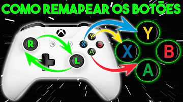 Como mapear o controle do Xbox?