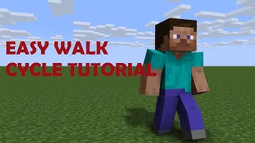 How to do an easy walk cycle (Mine-Imator Tutorial)