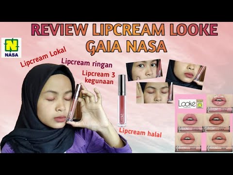 Cara memakai lipstik looke luna,hebe,gaia nasa terbaru 2020 lipstik modern anti air dan awet seharia. 